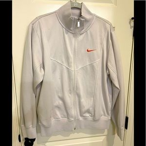 Nike Tennis Vintage Track Jacket Rafa Nadal Bull White Pink Mens Size Large